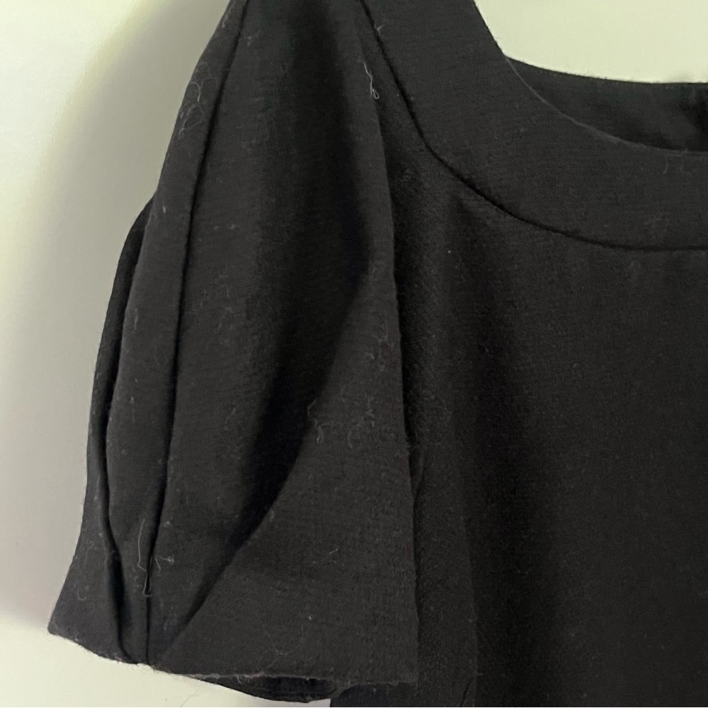 Graham & Spencer Stunning wool silk blend designer classic little black dress - Picture 2 of 8
